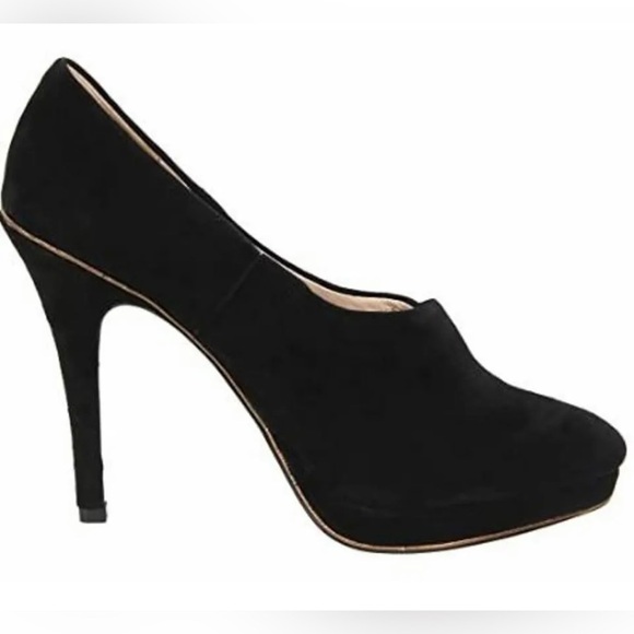 Juicy Couture Elyssa Platform Booties in Black Suede Size 10 - Picture 2 of 16